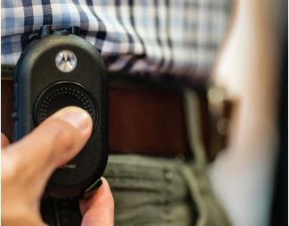 Motorola CLP in belt